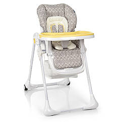 Стільчик для годування «Bambi» M 3890-2 (Сірий із жовтим піддоном)