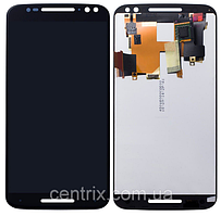 Дисплей (екран) для Motorola XT1570 Moto X Style/XT1572/XT1575 + тачскрін, колір чорний