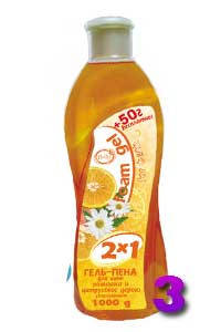 Гель-Пена для ванн Bellty "ЦИТrus+РОМАШКА" зволожувальна 1 л