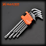 Комплект шестигранників довгих Torx 9 од. Harden Tools 540604, фото 3