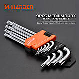 Комплект шестигранників довгих Torx 9 од. Harden Tools 540604, фото 4