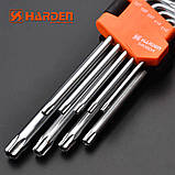 Комплект шестигранників довгих Torx 9 од. Harden Tools 540604, фото 7
