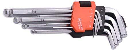Набір шестигранників довгих із кулею 9 од. Harden Tools 540606
