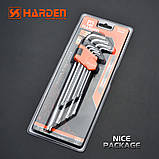 Набір шестигранників экстрадлинных Torx 9 од. Harden Tools 540607, фото 5