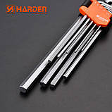 Комплект шестигранників екстрадовгих Hex 9 од. Harden Tools 540608, фото 6