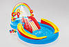 Дитячий ігровий надувний центр "Веселка" з надувними кільцями, фонтаном і гіркою Intex 57453, фото 3