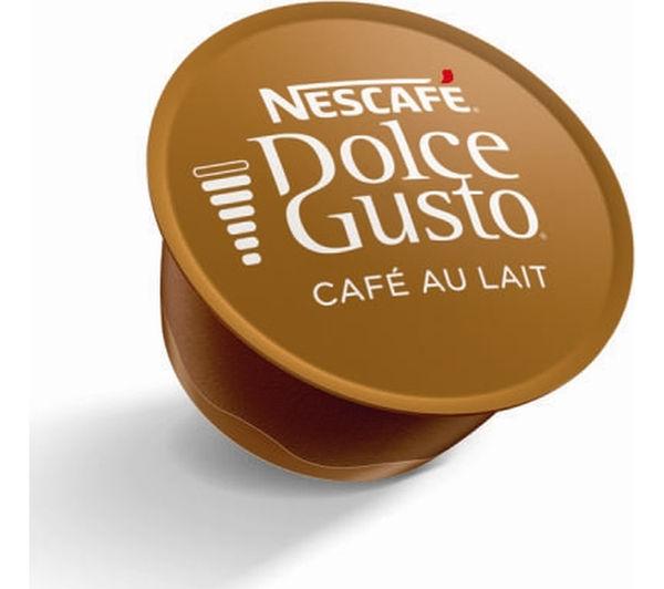 Без упаковки! Кава в капсулах NESCAFE Dolce Gusto Cafe Au Lait 16 шт Нескафе Дольче Густо, фото 1