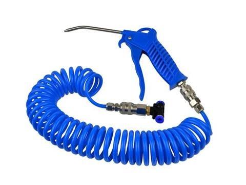 Пістолет продувний з трійником + пневмошланг GEKO G01165, фото 1