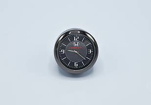 Годинник в автомобіль Vehicle clock HONDA, хром/круглі автомобільні годинники з маркою авто в подарунок Ходна, фото 2
