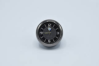 Годинник в автомобіль Vehicle clock BMW, хром/круглі автомобільні годинники з маркою авто БМВ подарунок, фото 2