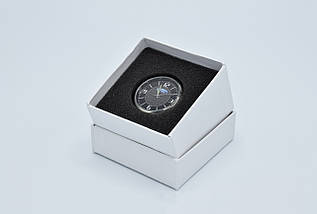 Годинник в автомобіль Vehicle clock Ford, хром/круглі автомобільні годинники з маркою авто Форд подарунок, фото 4