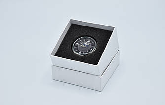 Годинник в автомобіль Vehicle clock Hyundai, хром/круглі автомобільні годинники з маркою авто в подарунок, фото 3