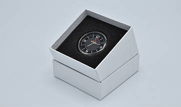 Годинник в автомобіль Vehicle clock Mitsubishi, хром/круглі автомобільні годинники з маркою авто Міцубісі, фото 4