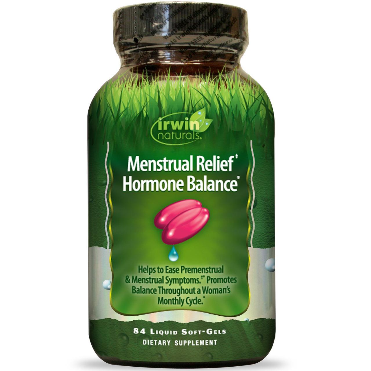 Irwin Naturals, Менструальний комфорт, гормональний баланс, 84 рідинних желатинових капсул