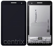 Дисплей (екран) для Huawei T1 (T1-701u) 3G MediaPad + тачскрін, колір чорний