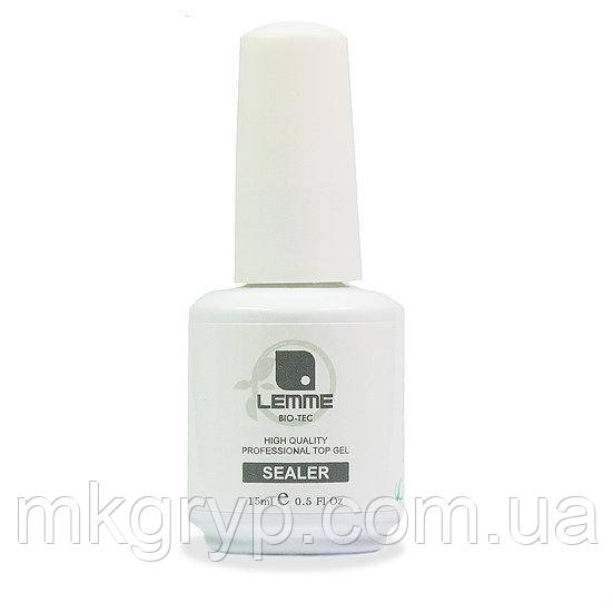 Фінішне покриття для гелю без липкого шару Lemme Sealer15 ml