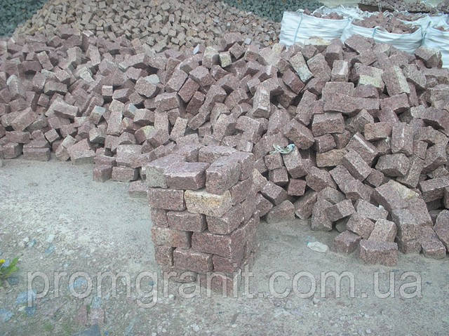 Гранітні кубики для огорожі, фото 1