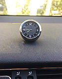 Годинник в автомобіль Vehicle clock Skoda, хром/круглі автомобільні годинники з маркою авто Шкода подарунок, фото 6