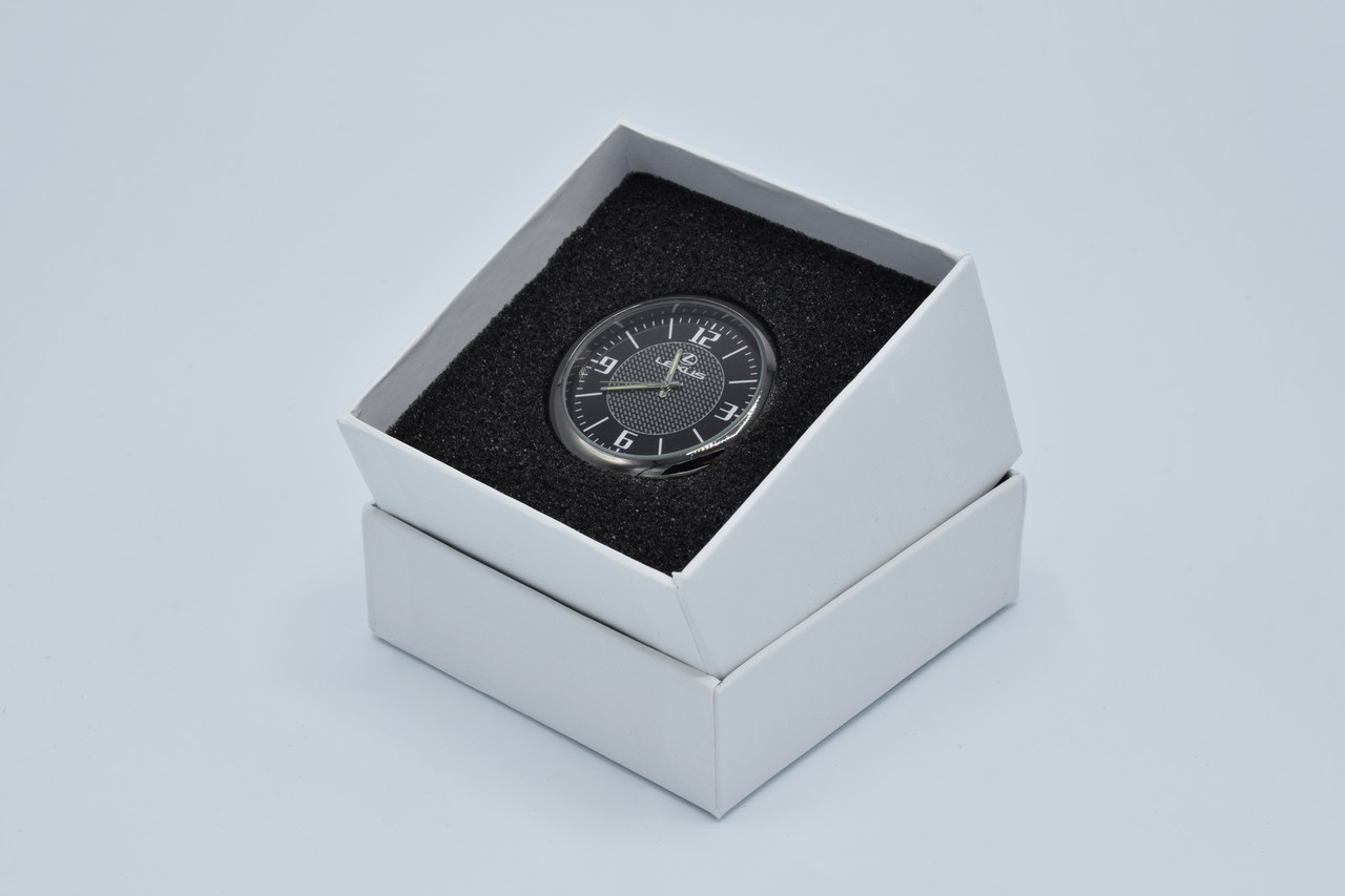 Часы в автомобиль Vehicle clock Lexus, хром/круглые автомобильные часы с маркой авто в Лексус подарок - фото 3 - id-p829264246