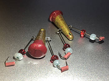 Яйця Fry midi 10g gold/red