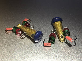 Яйця Fry mini 5g gold/blue