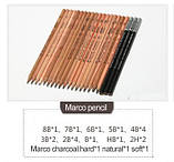 Подарунковий набір олівців MARCO з чохлом 29 предметів., фото 8