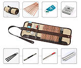 Подарунковий набір олівців MARCO з чохлом 29 предметів., фото 9