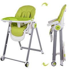 Стільчик для годування El Camino M 3550-5 MOON, салатовий