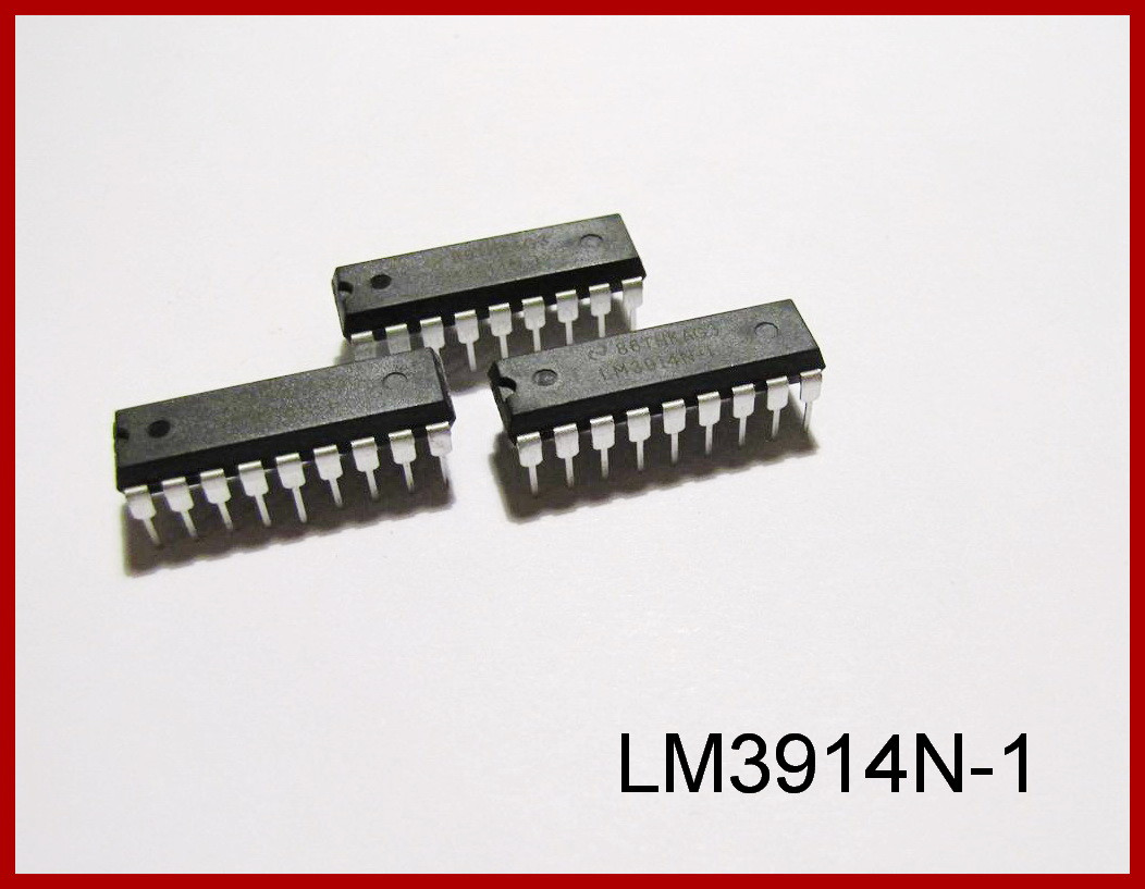 LM3914N, драйвер світлодіодних індикаторів.