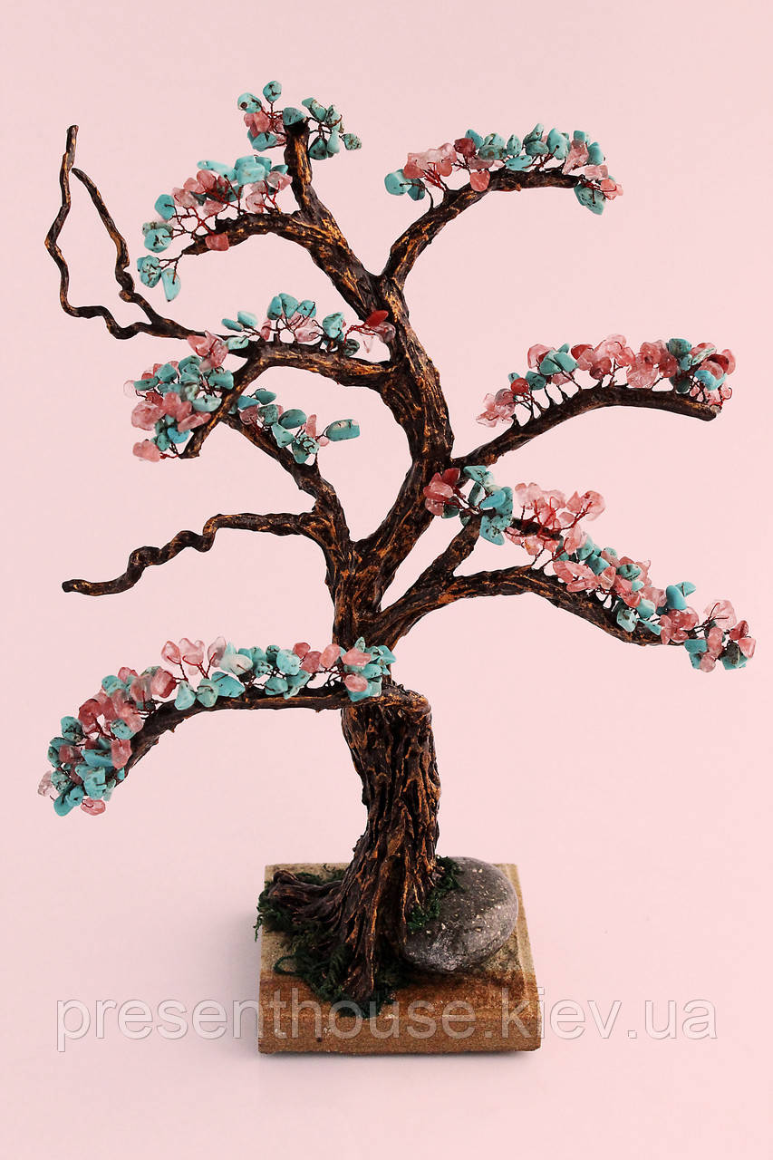 Сувенірне дерево Бонсай із самоцвітів.