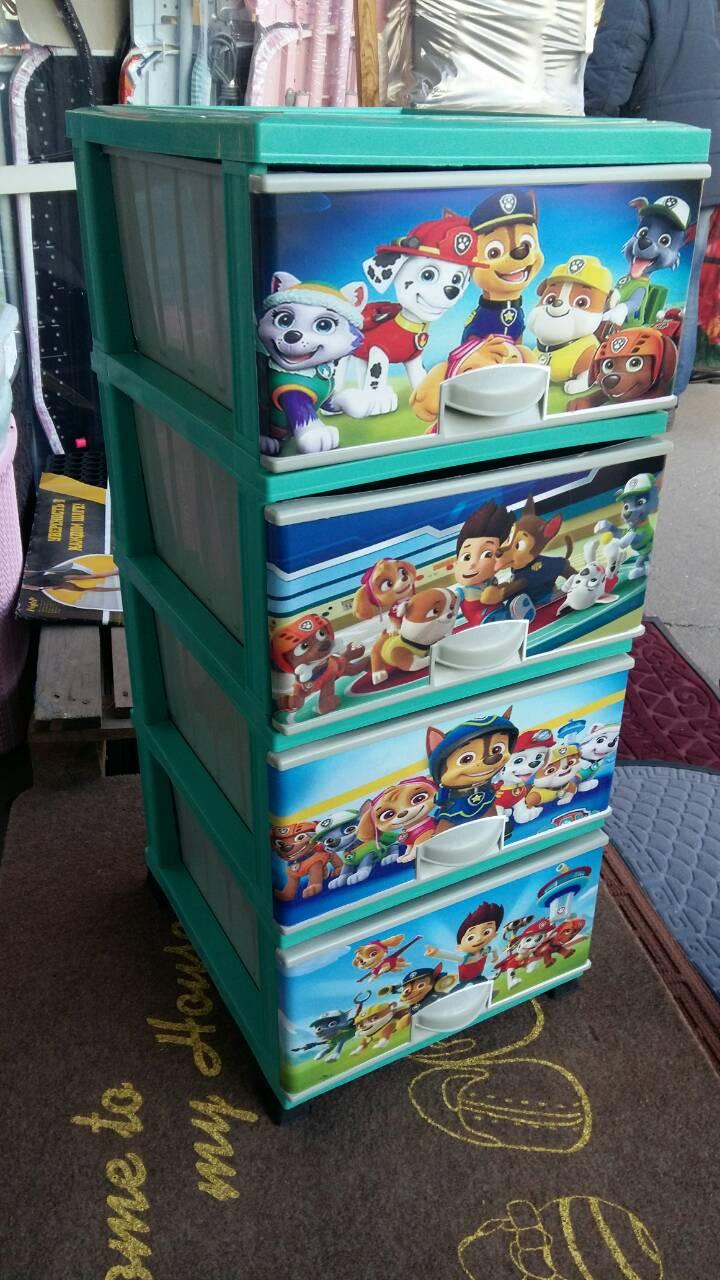 Комод пластиковий еліф щенячий патруль 2