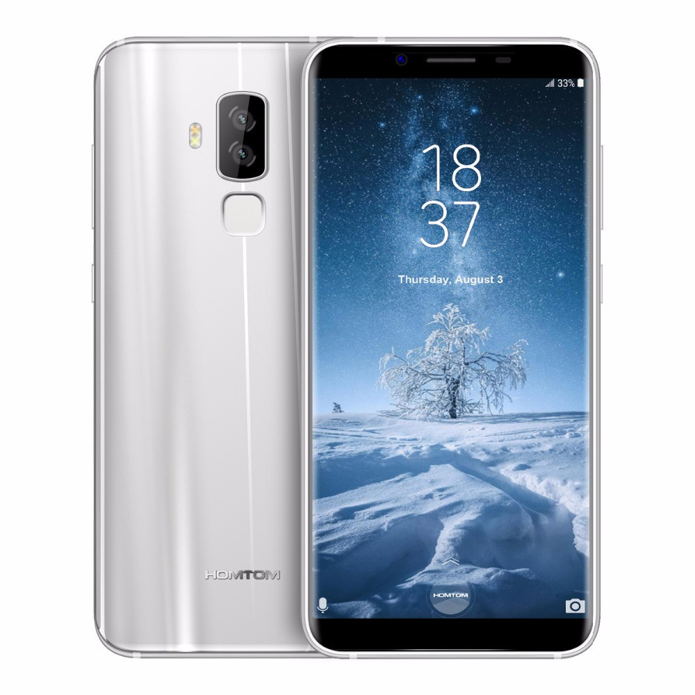 Смартфон HomTom S8 Silver 5.7" 4\64Gb 3400 mAh + силиконовый бампер! - фото 2 - id-p829411934