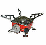 Туристична, портативна, газова плита трансформер під пропанові балончики (краб), фото 9