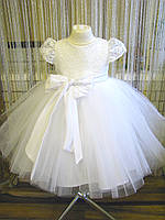 Біле дитяче плаття .Дитяче плаття на новий рік