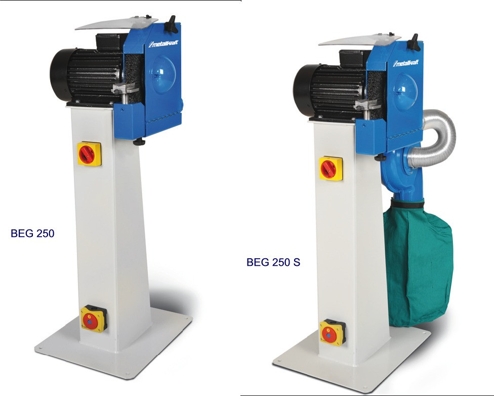 Зачисний верстат зі сталевим дротяним диском Metallkraft BEG 250, фото 1