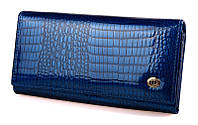 Женский кожаный кошелек ST S1001A синий натуральная кожа