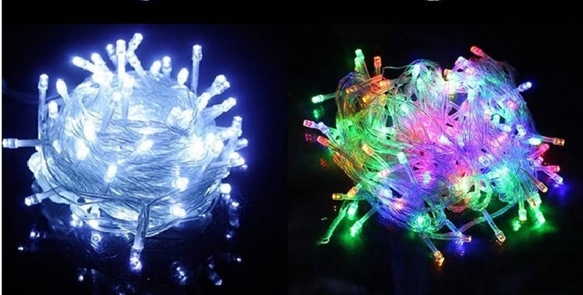 Новогодняя гирлянда 40 LED, 4 M, Разноцветная супер, фото 2