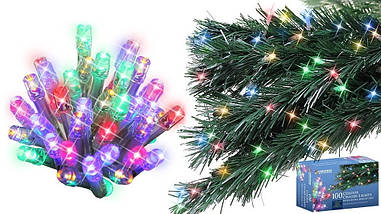 Новорічна гірлянда 300 LED, Довжина набору 25,5 м, Кабель 2,4 мм, фото 4