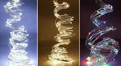 Новорічна гірлянда 200 LED, 20 гілок по 10 світлодіодів кожна, фото 5