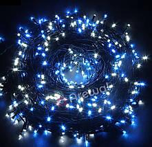 Новорічна гірлянда 700 LED, Довжина 54м, Білий холодний світло, Кабель 2,2 мм, фото 5