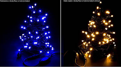Новорічна гірлянда 200 LED, Довжина набору 17,5 м, Кабель 2,4 мм, фото 4