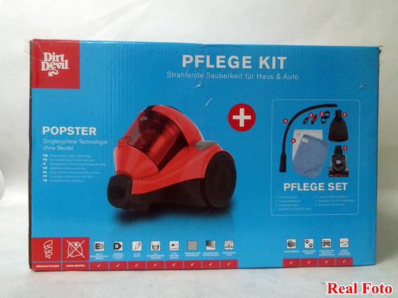 ХІТ ПРОДАЖІВ! Пилосос без мішка Dirt Devil POPSTER + автомобільний комплект, фото 2