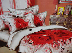 Сатин євророзмір у коробці з двома наволочками