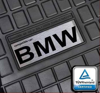 Гумові килимки з логотипом BMW E60 E53 E70 E39 та ін.
