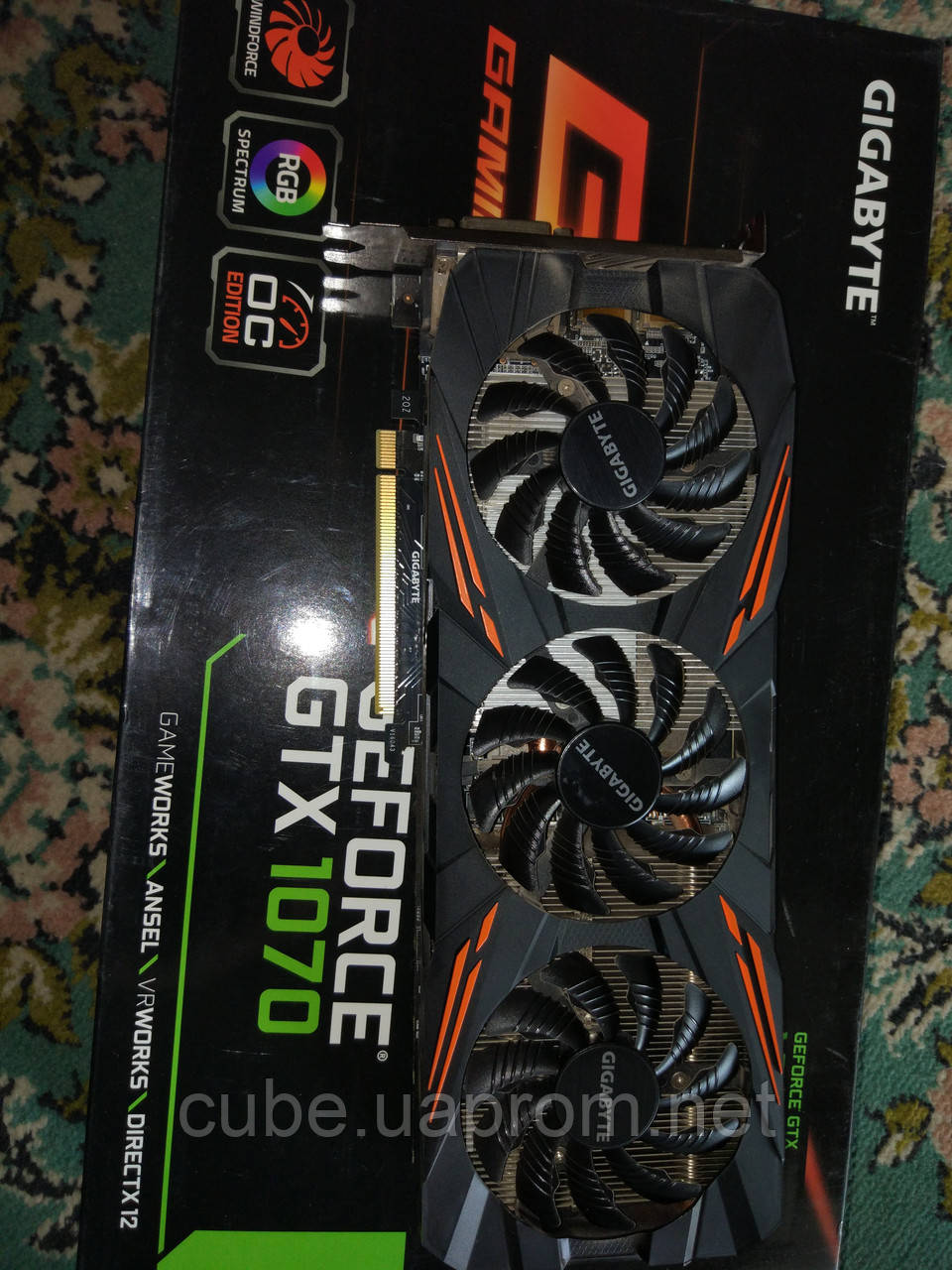 Ігровий комп'ютер Max 2018 Xeon 1650 4.1 Ghz/16Gb /HDD_1000Gb /GIGABYTE GeForce GTX 1070 G1