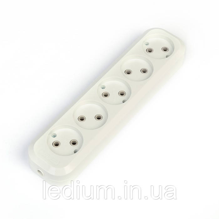 Колодка 5 гнізда без заземлення