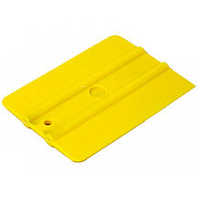 21910591 Простий ракель, жовтий — 70 M2 WRAP — Uzlex Simple Squeegee yellow 4", (100x75mm)