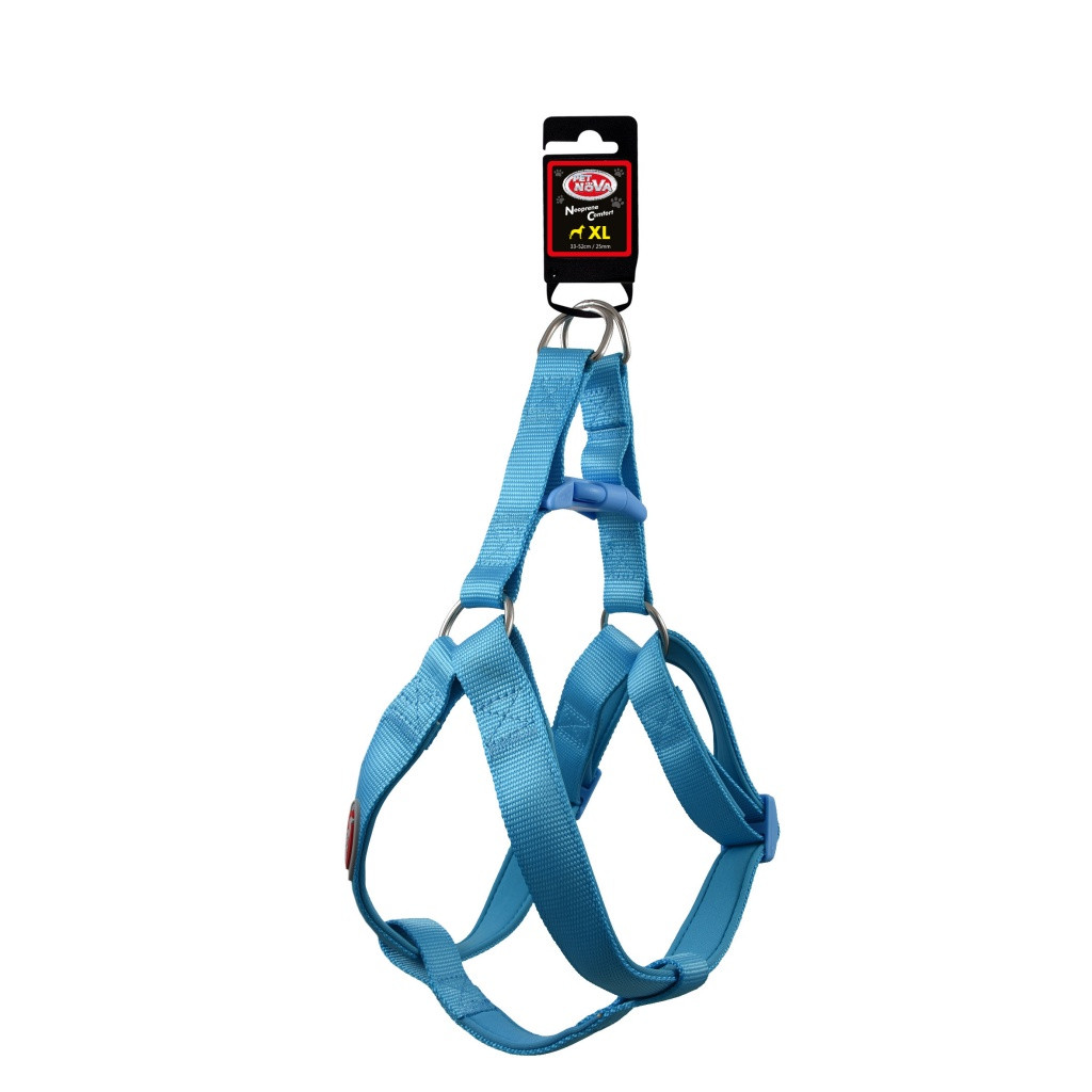 Нейлонова шлея Pet Nova XL 47-68 см Блакитна