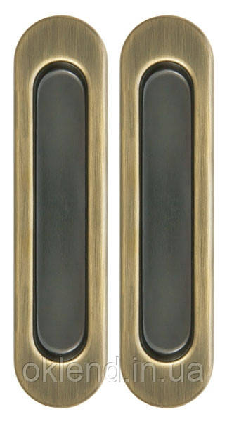Ручка для розсувних дверей Armadillo матова бронза