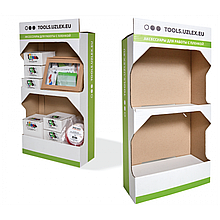 21910865 Стенд для ракелей з 2 полицями - Stand for squeegees with 2 shelves - Uzlex